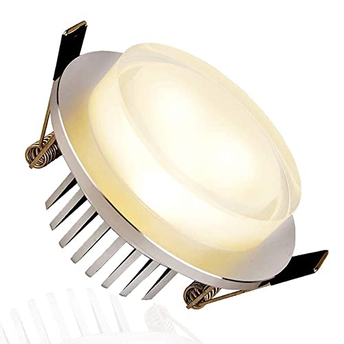 Precio Fábrica Creativo moderno 7 / 12W LED empotrado de aluminio Downlight Ahorro de energía Lámpara de techo Foco Interior Dormitorio Panel de techo Luz Comercial Acrílico Decoración Tienda de ropa