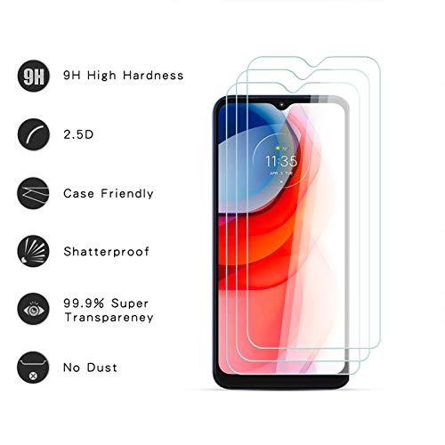 Protector de Pantalla para Motorola Moto G Play [3-Pack], Vidrio Templado de 9H Dureza, 2.5D Alta Definicion Alta Sensibilidad, Sin Burbujas Motorola Moto G Play Protector de Pantalla