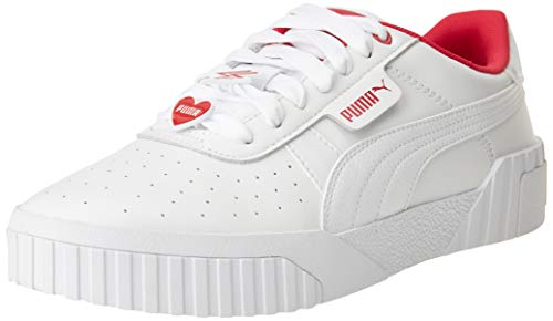 PUMA Cali Galentines Wn's, Zapatillas Mujer, Blanco White-Virtual Pink, 36 EU