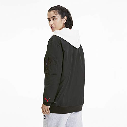 PUMA Chaqueta bomber para mujer, Mujer, Chaqueta para mujer., 519149, Puma, negro, small