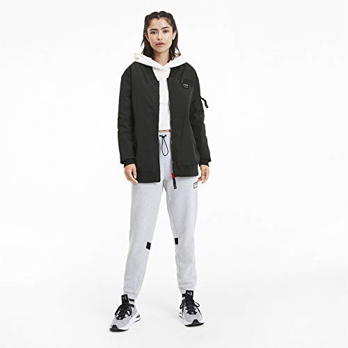 PUMA Chaqueta bomber para mujer, Mujer, Chaqueta para mujer., 519149, Puma, negro, small