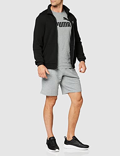 Puma LIGA Casuals Shorts, Pantalones Cortos, Hombre, Gris (Medium Gray Heather-Puma Black), S