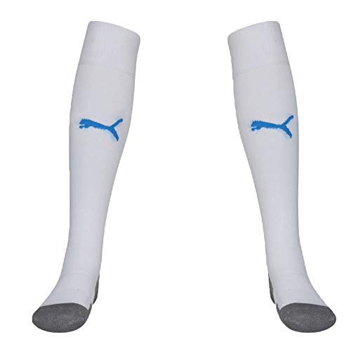 Puma Liga Socks Core, Calcetines para Hombre, Blanco (White/Electric Blue Lemonade), 35-38 (Talla del fabricante: 2)