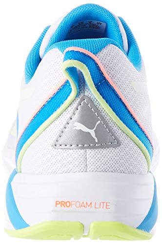 PUMA Minima, Zapatillas para Correr de Carretera Hombre, Blanco White/Nrgy Blue/Fizzy Yellow, 46 EU