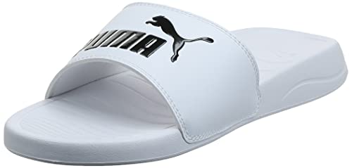 PUMA Popcat 20, Zapatos de Playa y Piscina, para Unisex adulto, Blanco (Puma White-Puma Black), 42 EU