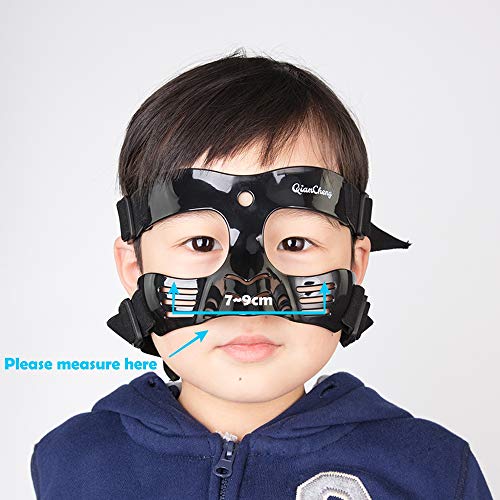 QianCheng Protector nasal, protector protector protector negro serie L5 con relleno de silicona (promedio)