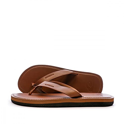 Quiksilver Molokai Nubuck II, Zapatos de Playa y Piscina Hombre, Marrón (Tan/Solid Tkd0), 43 EU