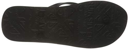 Quiksilver Molokai Panel, Chanclas Hombre, Black Blue Black, 44 EU