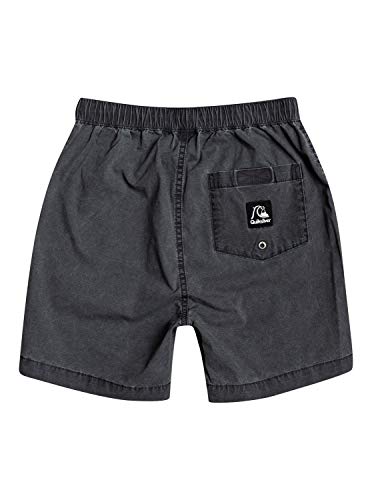 Quiksilver - Short elástico - Niños 8-16 - Negro