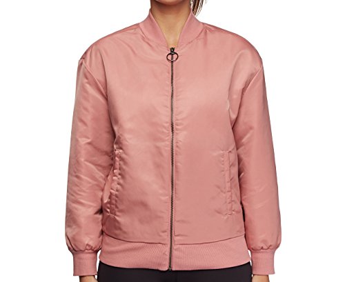 Reebok Favorite Bomber Chaqueta, Mujer, rosa (Sanros), S