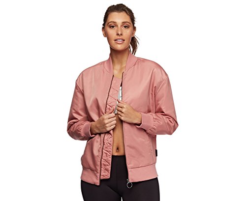 Reebok Favorite Bomber Chaqueta, Mujer, rosa (Sanros), S