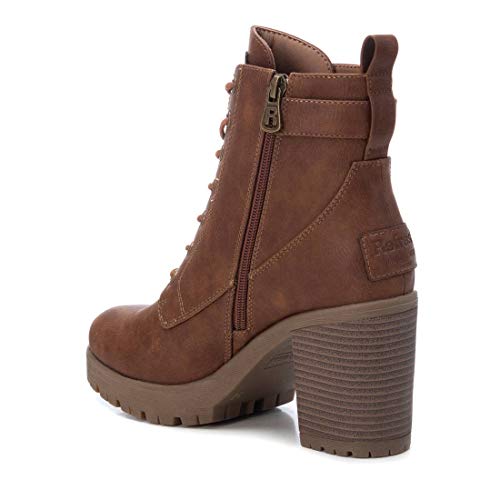 Refresh 72387, Botas Cortas al Tobillo Mujer, Camel, 38 EU