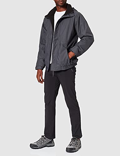 Regatta Dover Chaqueta Bomber con Aislamiento Impermeable y Forro Polar, Hombre, Gris (Seal Grey Black), L