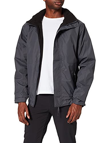 Regatta Dover Chaqueta Bomber con Aislamiento Impermeable y Forro Polar, Hombre, Gris (Seal Grey Black), L