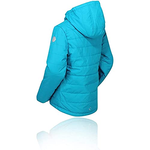 Regatta Helfa - Chaqueta de aislamiento impermeable para niños, unisex, resistente al agua, resistente al calor, Unisex niños, Chaqueta, RKN100 800C11, negro, 11-12 años