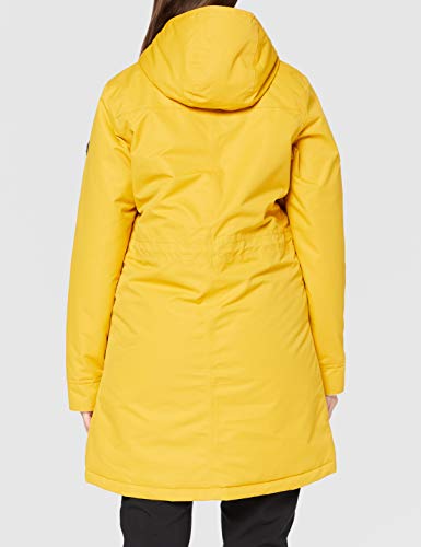 Regatta Rimona Chaqueta Parka Impermeable con Capucha y Aislamiento, Amarillo (Mustard Seed), 38 para Mujer