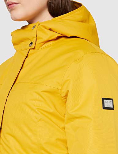 Regatta Rimona Chaqueta Parka Impermeable con Capucha y Aislamiento, Amarillo (Mustard Seed), 38 para Mujer