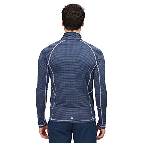 Regatta Yonder Camiseta, Azul Marino (Blanco), M para Hombre