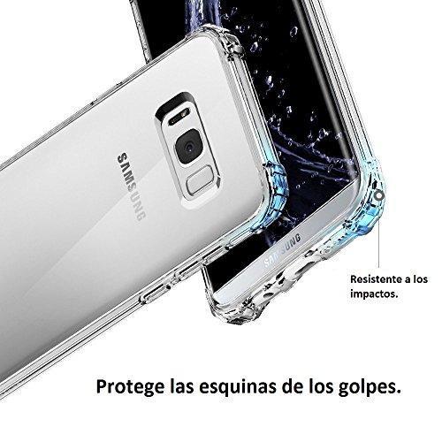 REY - Funda Anti-Shock Gel Transparente para iPhone XS MAX, Ultra Fina 0,33mm, Esquinas Reforzadas, Silicona TPU de Alta Resistencia y Flexibilidad