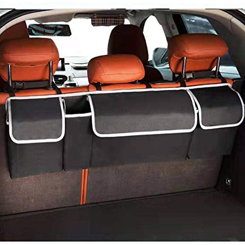 Robasiom Organizador para maletero de coche, organizador para maletero de coche, impermeable, paquete de 4 bolsas de almacenamiento plegables que ahorran espacio para SUV