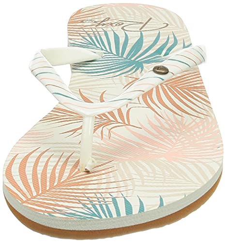 Roxy Portofino-Sandals For Women, Sandalia Mujer, Blanco, 38 EU