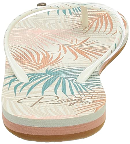 Roxy Portofino-Sandals For Women, Sandalia Mujer, Blanco, 38 EU