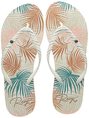 Roxy Portofino-Sandals For Women, Sandalia Mujer, Blanco, 38 EU