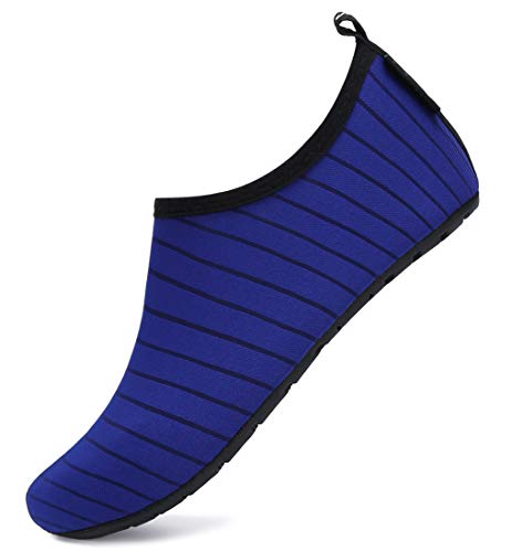 SAGUARO Escarpines Hombre Zapatillas Agua Mujer Antideslizante Secado Rápido Zapatos de Surf Escarpines Vela 033 Azul Gr.44/45