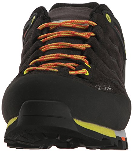 Salewa MS Mountain Trainer Gore-TEX, Zapatos de Senderismo Hombre, Negro (Black/Sulphur Spring), 44 EU