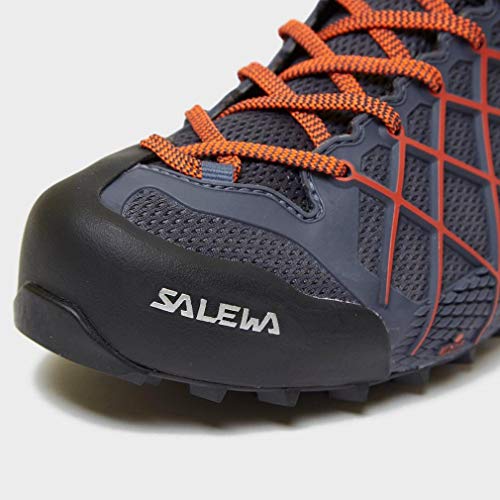 Salewa MS Wildfire Gore-TEX Zapatos de Senderismo, Ombre Blue/Fluo Orange, 42 EU