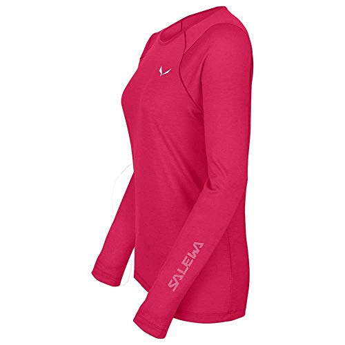 SALEWA Pedroc Alpine Camiseta, Mujer, Virtual Pink, XXS