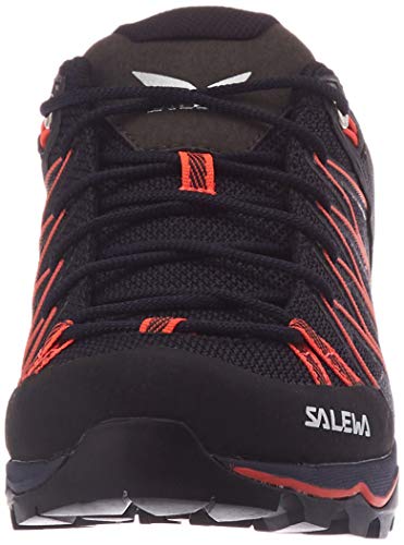 Salewa WS Mountain Trainer Lite Zapatos de Senderismo, Premium Navy/Fluo Coral, 37 EU