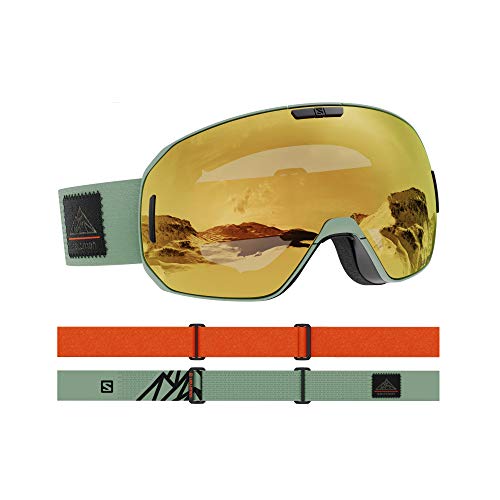 SALOMON Goggles S/MAX Gafas de Sol, Adultos Unisex, Oil Green. (Verde), NS