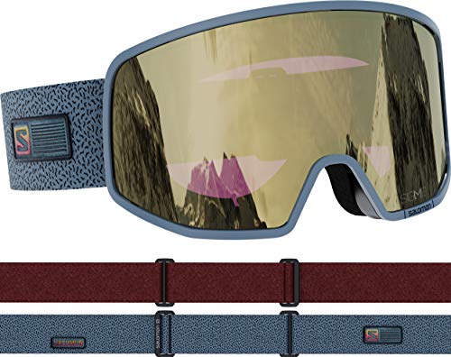 Salomon Lo Fi Sigma - Gafas de esquí (talla única), color gris