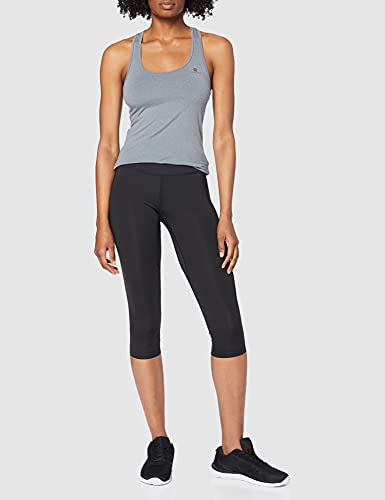 Salomon Mallas 3/4 para running, AGILE MID TIGHT, tejido de punto, negro, mujer, talla: S, l40126600