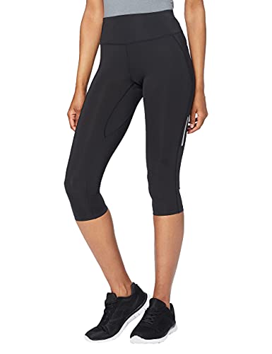 Salomon Mallas 3/4 para running, AGILE MID TIGHT, tejido de punto, negro, mujer, talla: S, l40126600