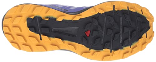 SALOMON Shoes Sense Ride 4 W, Zapatillas de Trail Running Mujer, Purple Heather/Ebony/Blazing Orange, 43 1/3 EU