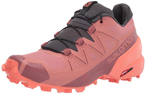 SALOMON Shoes Speedcross 5, Zapatillas de Senderismo Mujer, Brick Dust/Persimon/Persimon, 38 EU