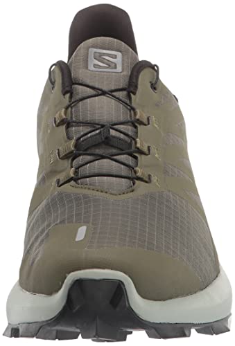 SALOMON Shoes Supercross 3, Zapatillas de Trail Running Hombre, Olive Night/Wrought Iron/Black, 46 EU