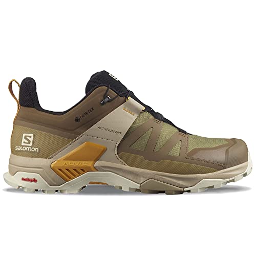 SALOMON Shoes X Ultra 4 GTX, Zapatillas de Senderismo Hombre, Kangaroo/Vanilla Ice/Autumn Blaze, 44 2/3 EU