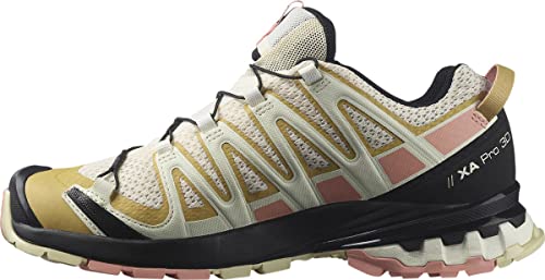 SALOMON Shoes XA Pro 3D v8 W, Zapatillas de Running Mujer, Frozen Dew/Blooming Dahlia/Vanilla, 38 EU