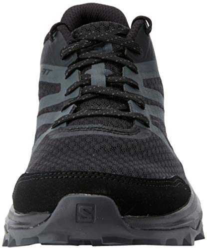 Salomon Trailster 2 Hombre Zapatos de trail running, Negro (Black/Black/Magnet), 40 EU