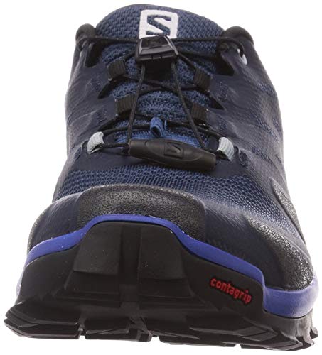 Salomon XA Rogg Gore-Tex, Zapatillas para Correr Hombre, Dark Denim/Black/Pearl Blue, 42 EU