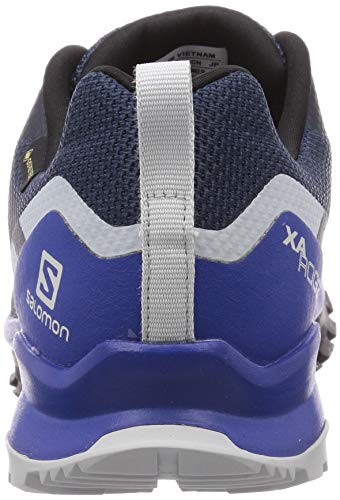 Salomon XA Rogg Gore-Tex, Zapatillas para Correr Hombre, Dark Denim/Black/Pearl Blue, 42 EU