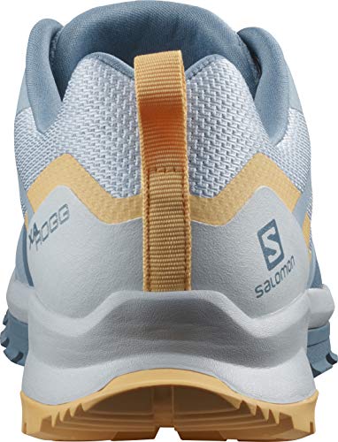 SALOMON XA ROGG W, Zapatillas de Senderismo Mujer, Kentucky Blue/Pearl Blue/Warm Apricot, 41 1/3 EU