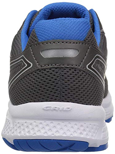 Saucony Hombres Cohesion 11 Bajos & Medios Cordon Zapatos para Correr, Charcoal | Blue, Talla 11.5