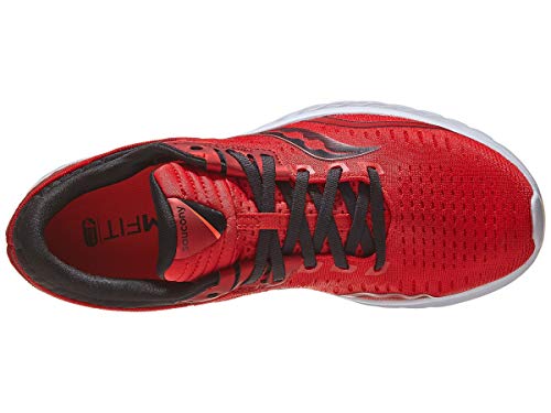 Saucony Kinvara 11, Zapatillas para Correr Hombre, Red/Black, 44.5 EU