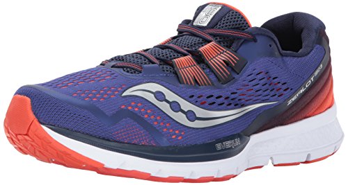 Saucony Zealot ISO 3 - Zapatillas de Correr para Hombre, Azul Naranja, 39.5 EU