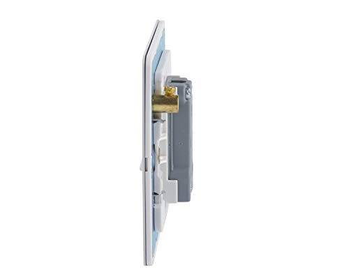 Schneider Electric GU1412WPW interruptor eléctrico Rocker switch Blanco - Accesorio cuchillo eléctrico (Rocker switch, Blanco, Acero, IP20, 16 A, 88 mm)