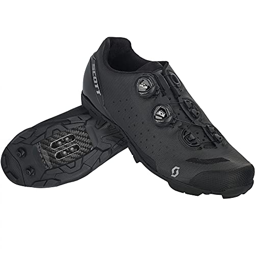 SCOTT MTB RC EVO Zapatillas de Ciclismo, Hombre, Black Reflective/Black, 42